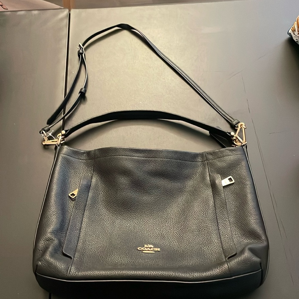 Coach Black Leather Crossbody